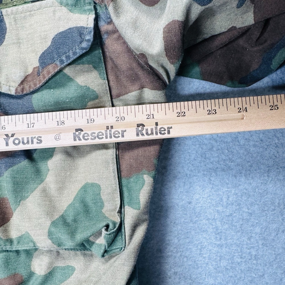 VTG Army M65 Field Jacket Mens Small Short Woodland Cold Weather FORSCOM Patch - Picture 10 of 12